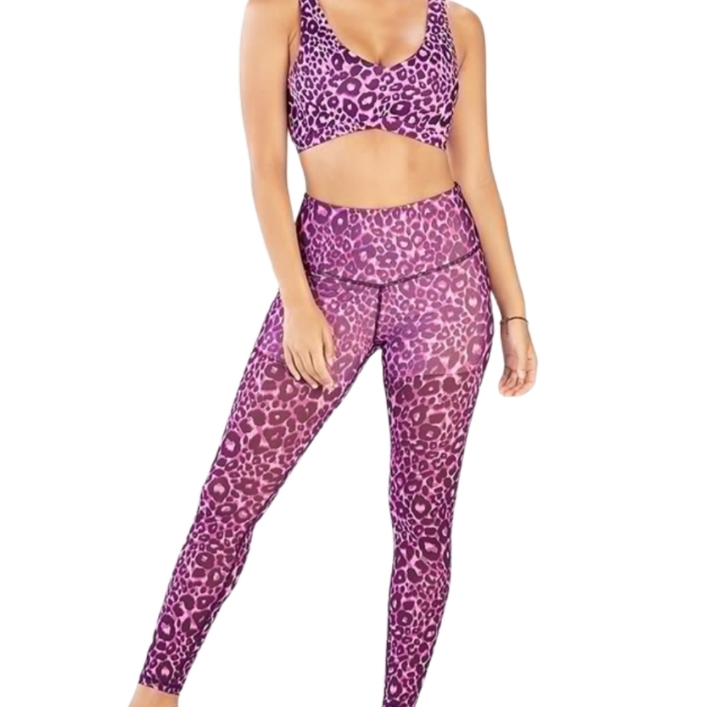 Fabletics High-Waisted Pureluxe Mesh Leggings Xxs - image 1